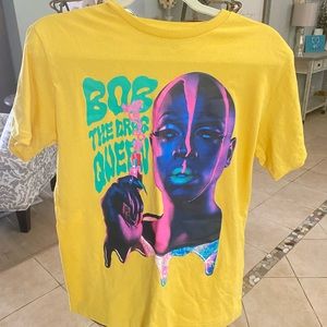 Rupaul Drag Race Shirt Bob The Drag Queen Yellow XS Paint Head HBO We Are Here